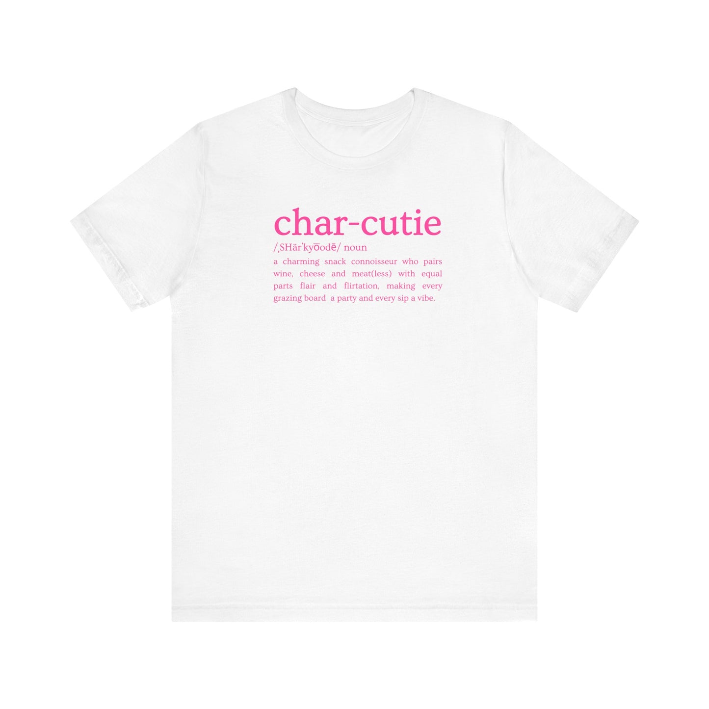 Char-cutie Crew Neck Tee – Hot Pink for Rosé Season
