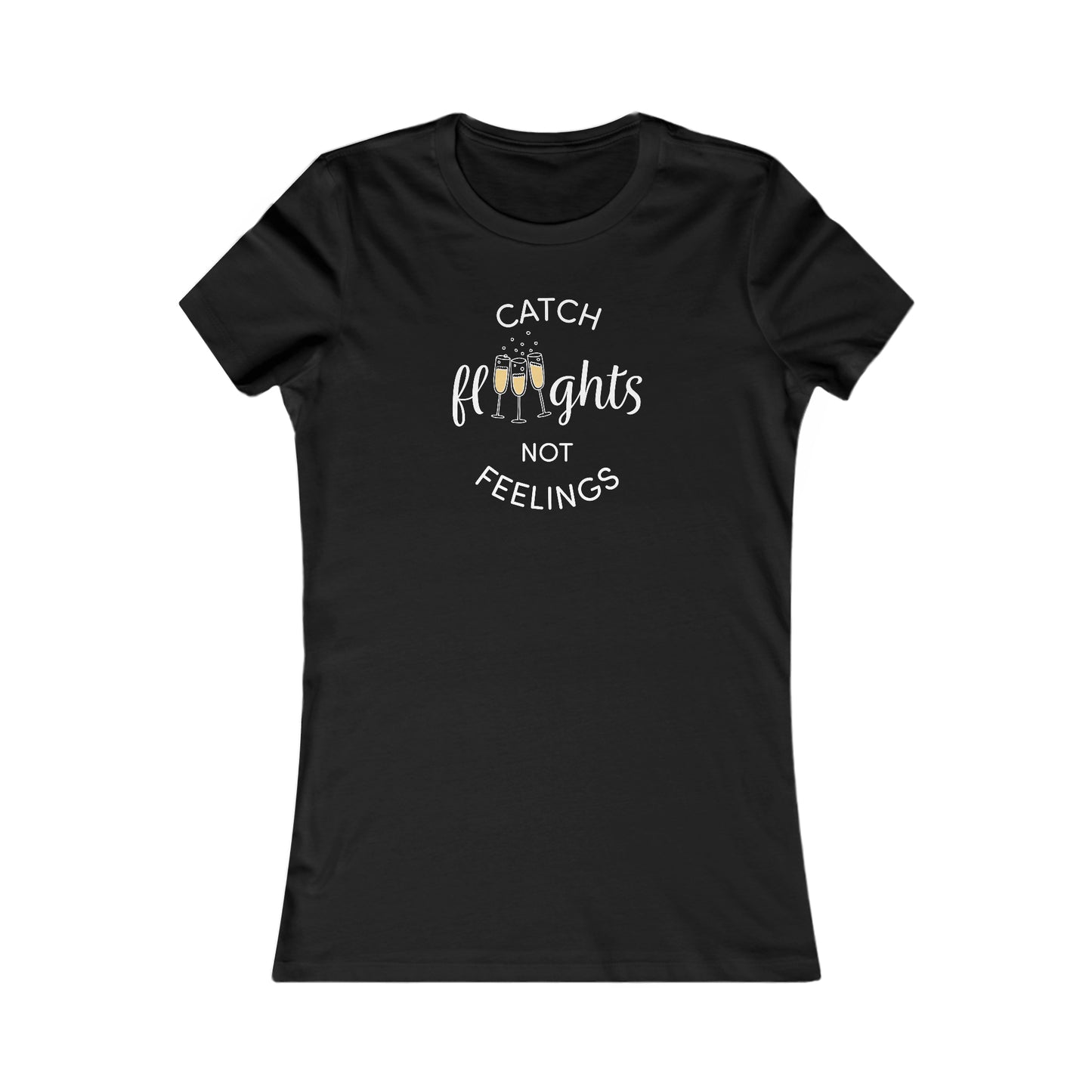 Champagne Flights Slim Fit Wine T-shirt