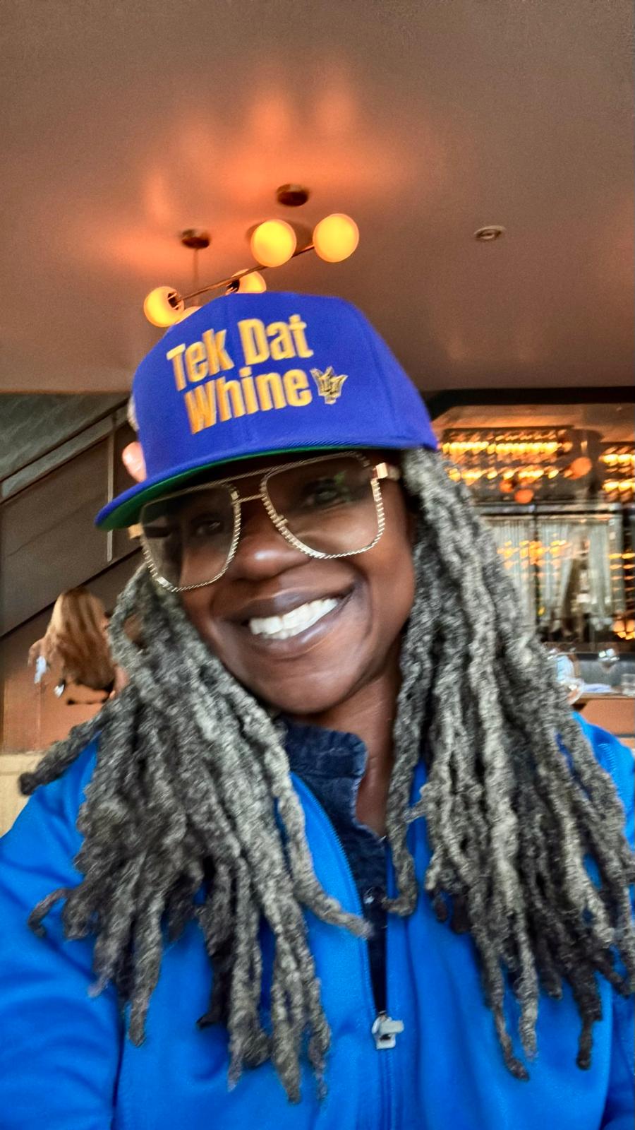 Tek Whine Snapback Hat – Caribbean Embroidered Hat
