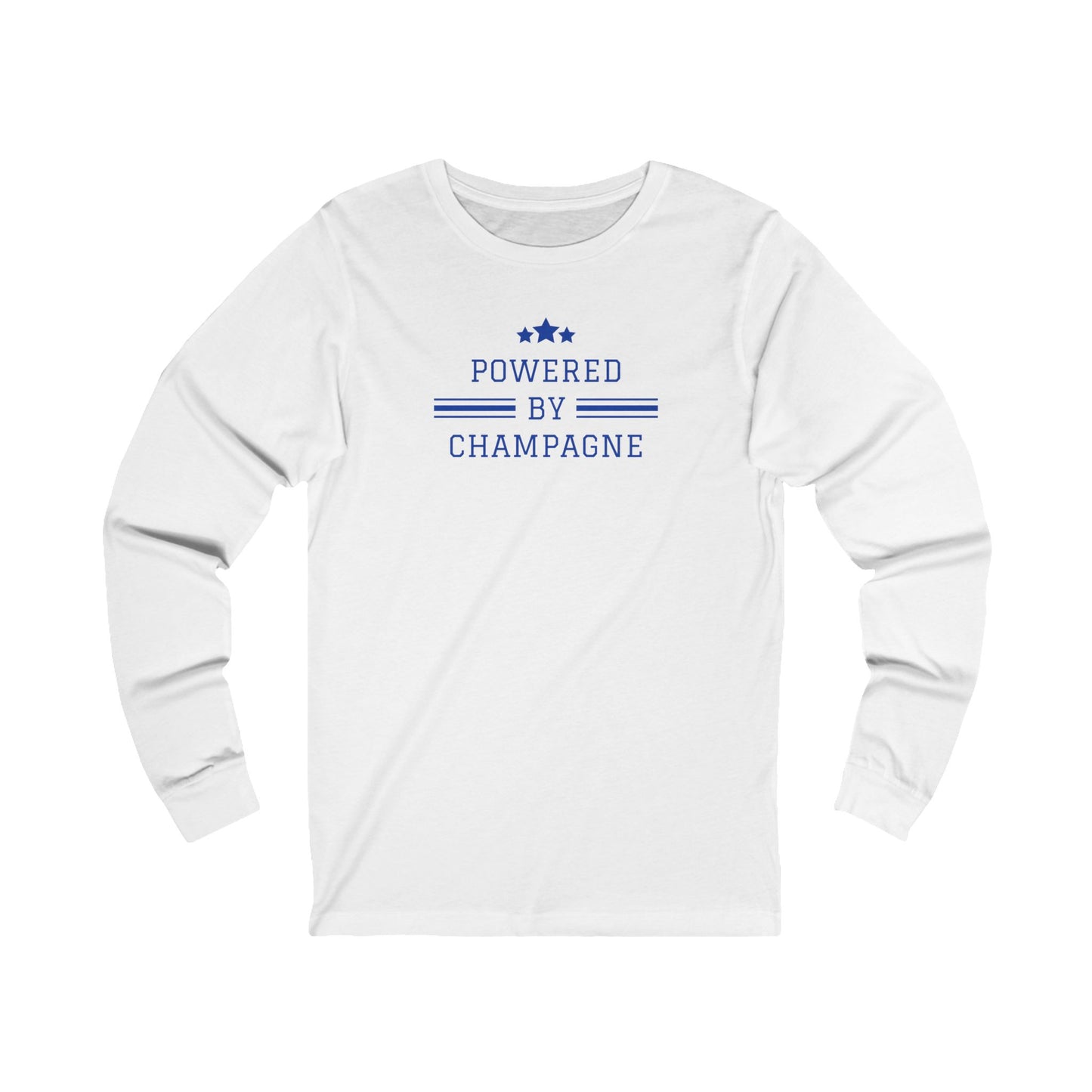 Powered by Champagne Long Sleeve Tee