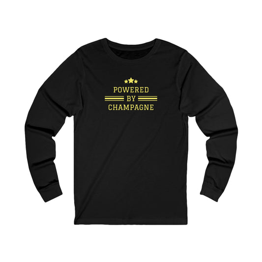 Powered by Champagne Long Sleeve Tee