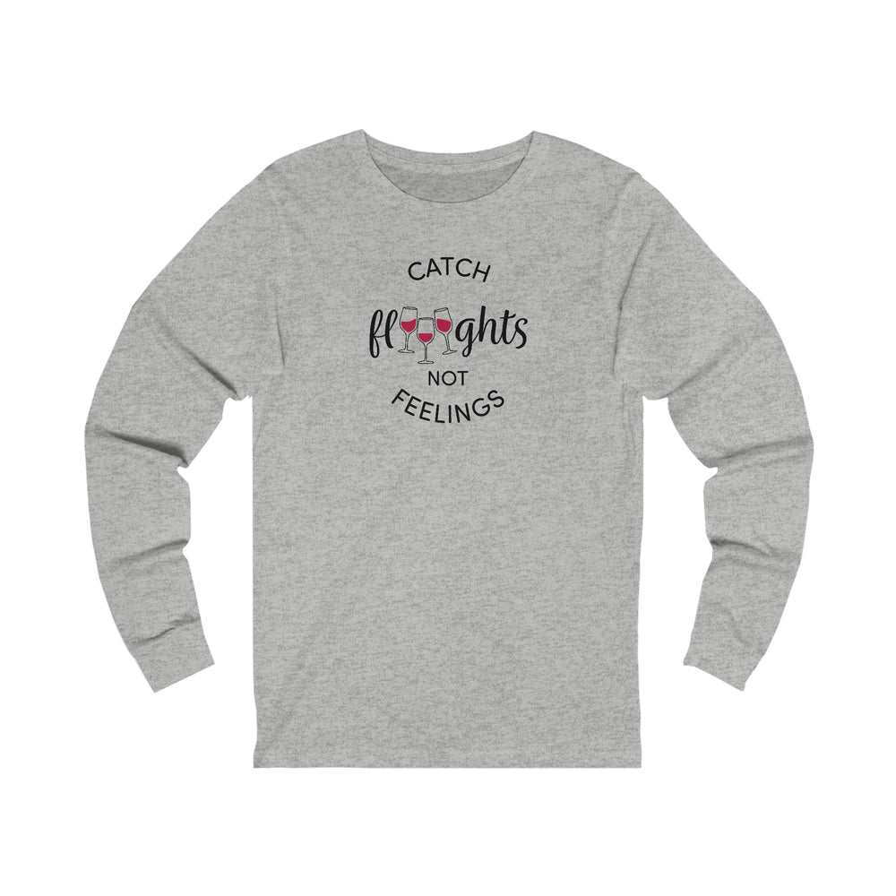 Red Wine Flights Long Sleeve Tee