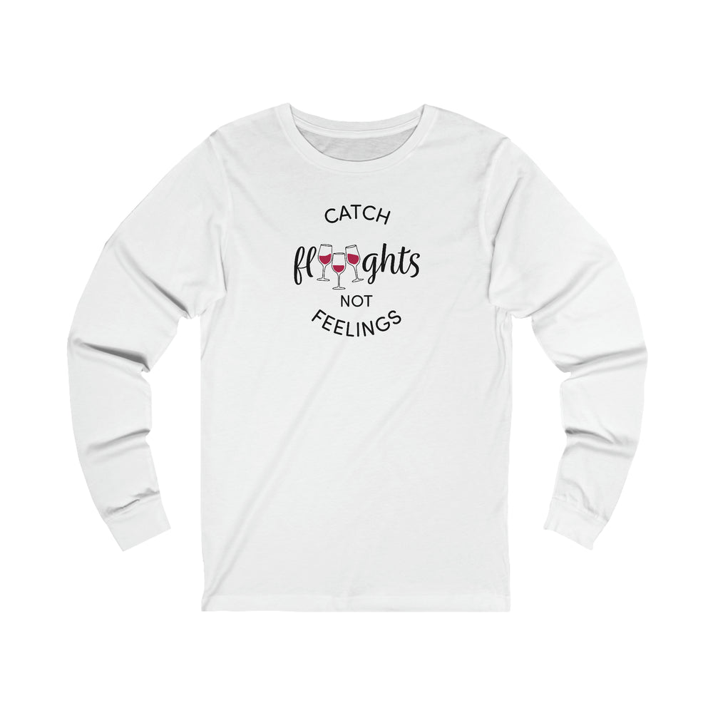 Red Wine Flights Long Sleeve Tee