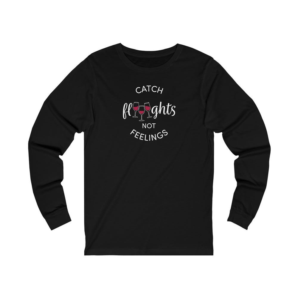 Red Wine Flights Long Sleeve Tee