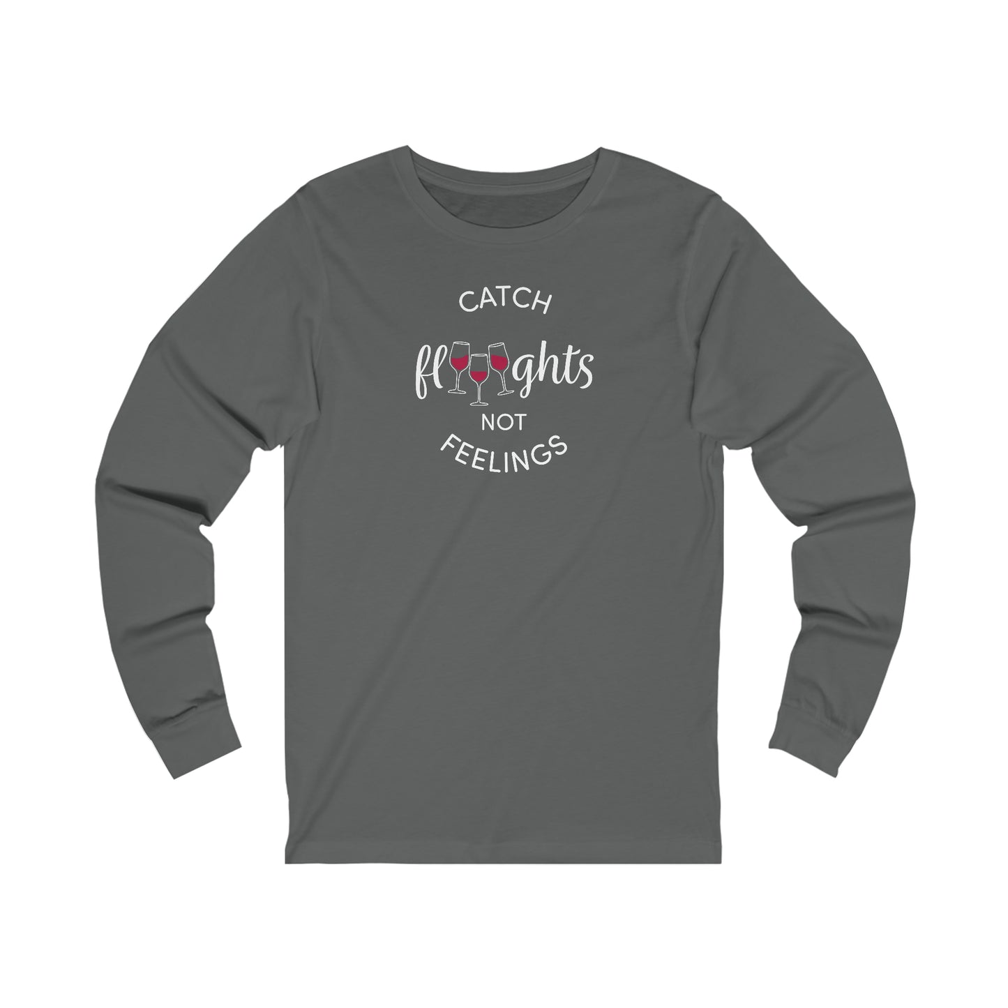 Red Wine Flights Long Sleeve Tee