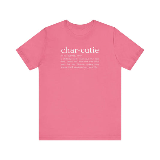 Char-cutie Crew Neck Tee – Hot Pink for Rosé Season