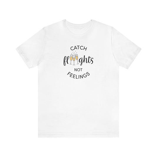 Champagne Flights Wine T-Shirt (Short Sleeve)