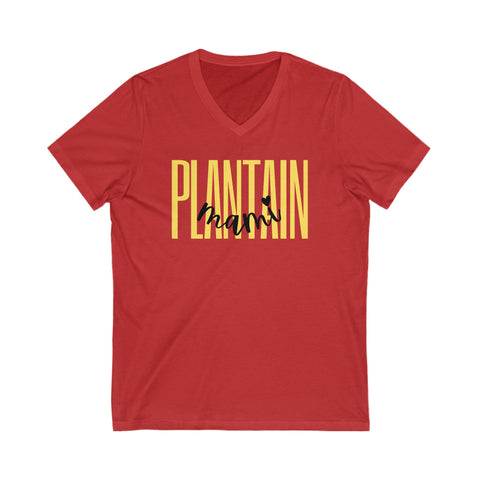 Plantain Mami Short Sleeve V-Neck Tee