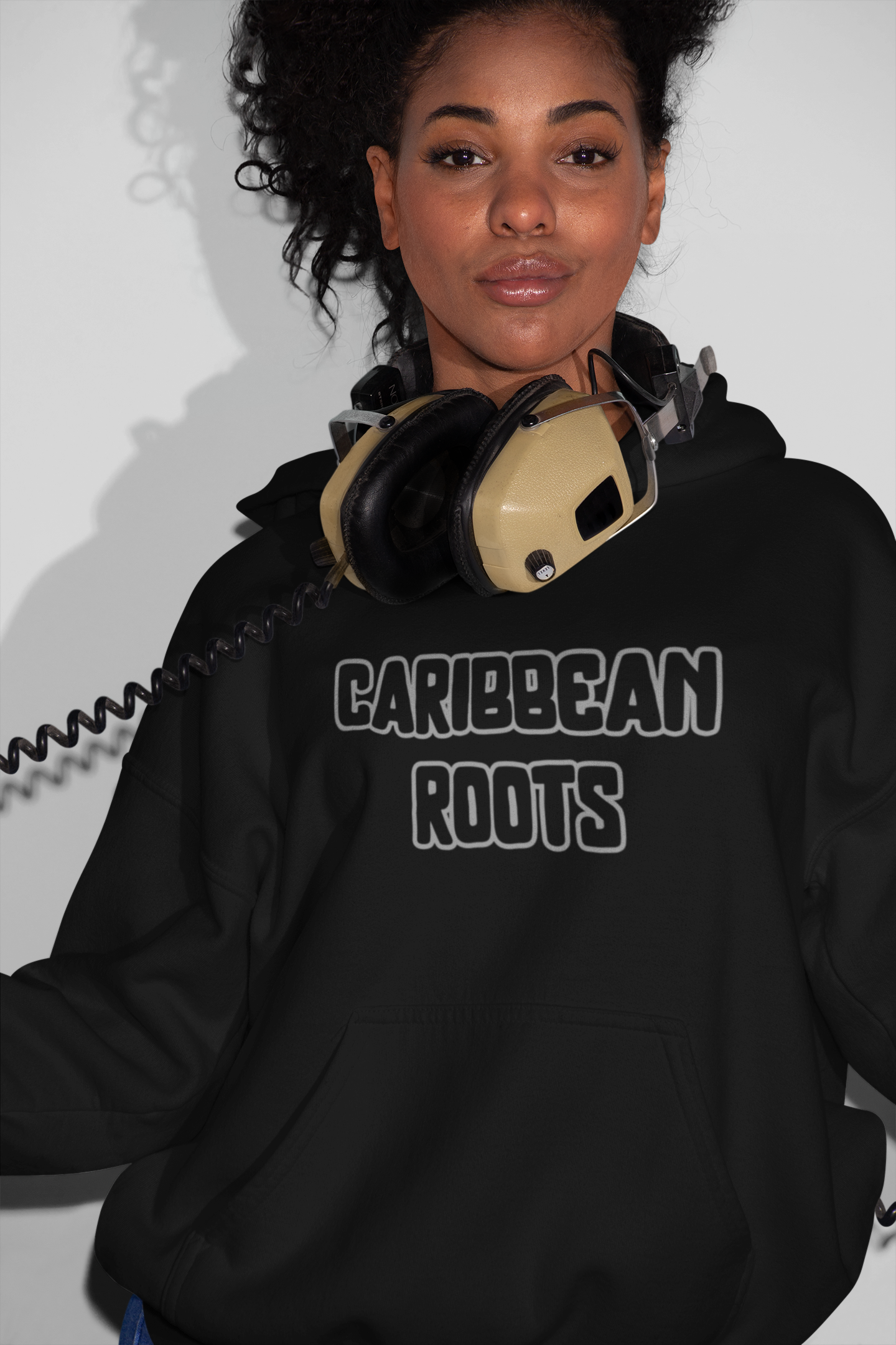 Caribbean Roots Embroidered Hoodie – Heritage Hoodie for Island Pride