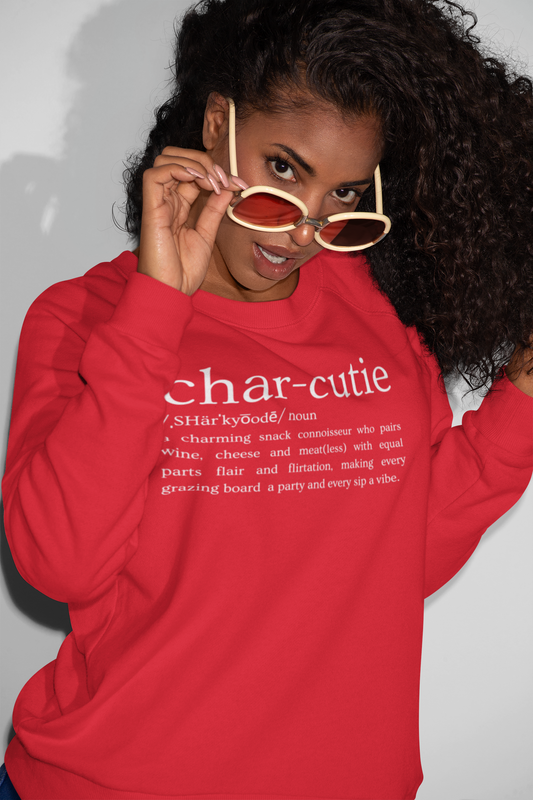 Char-cutie Sweatshirt – Wine & Charcuterie Sweatshirt