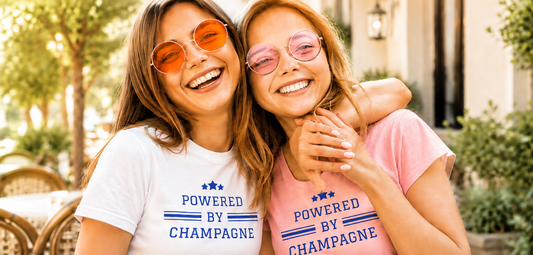 Champagne Duo Bundle | Two Powered by Champagne Tees