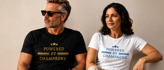 Champagne Duo Bundle | Two Powered by Champagne Tees