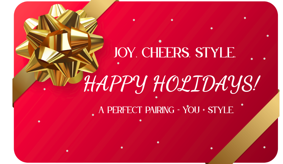 Joy, Cheers, Style – Holiday Digital Gift Card