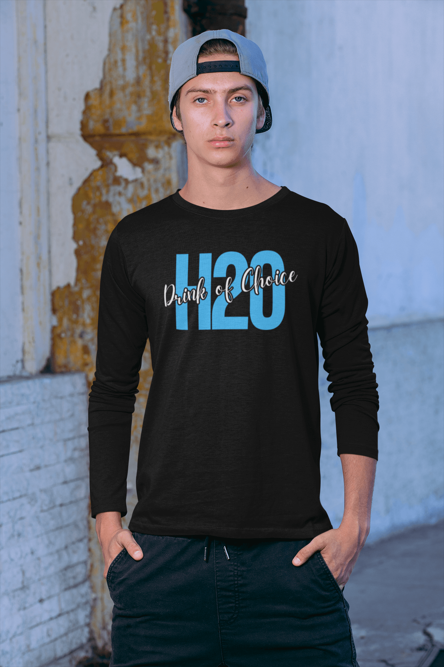 Drink of Choice: H2O Long Sleeve Tee