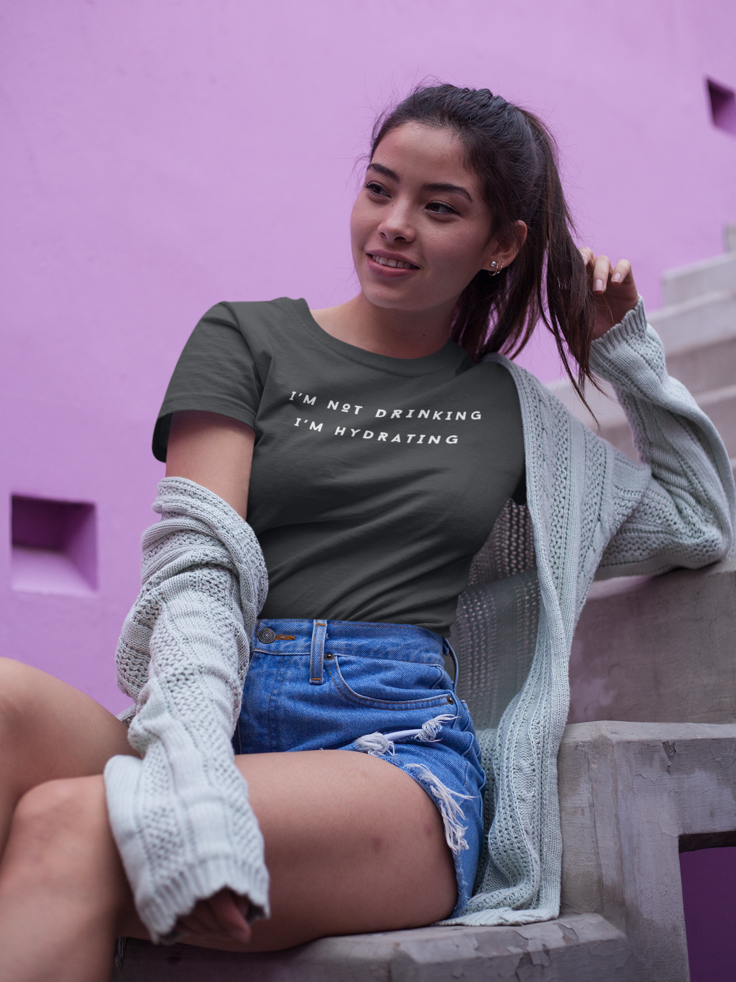 I'm Not Drinking I'm Hydrating T-shirt (Short Sleeve)
