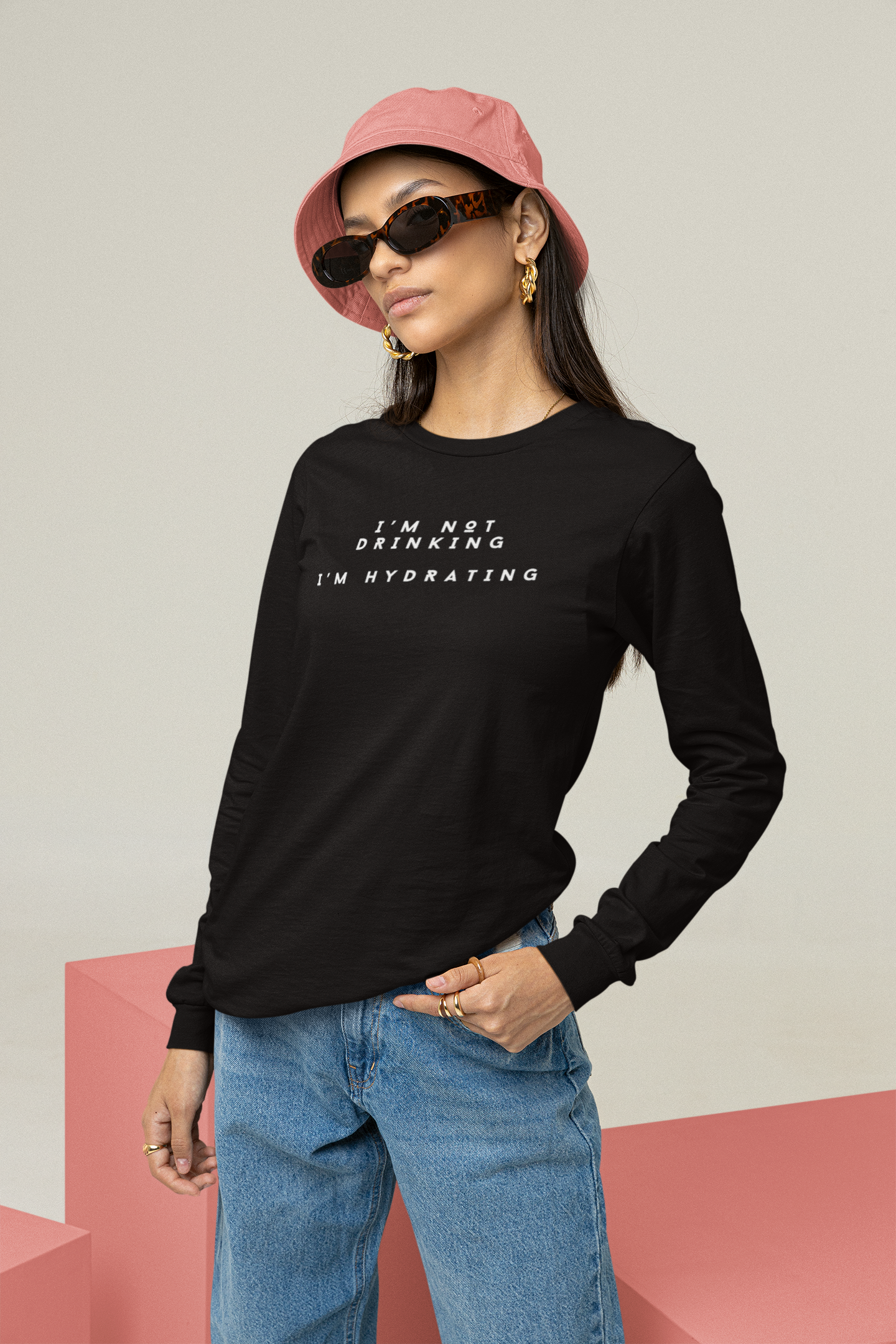 I'm Not Drinking, I'm Hydrating T-Shirt (Long Sleeve) Canada