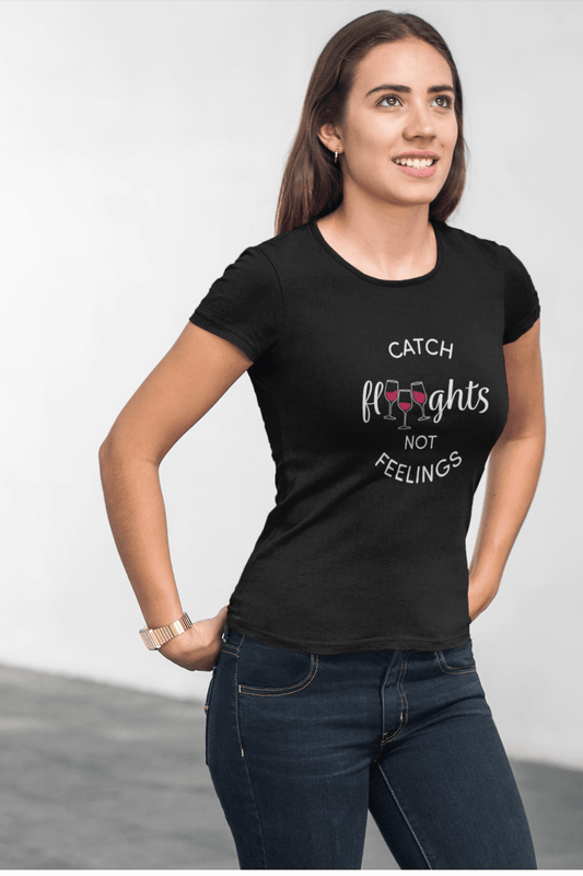 Red Wine Flights Slim Fit Tee