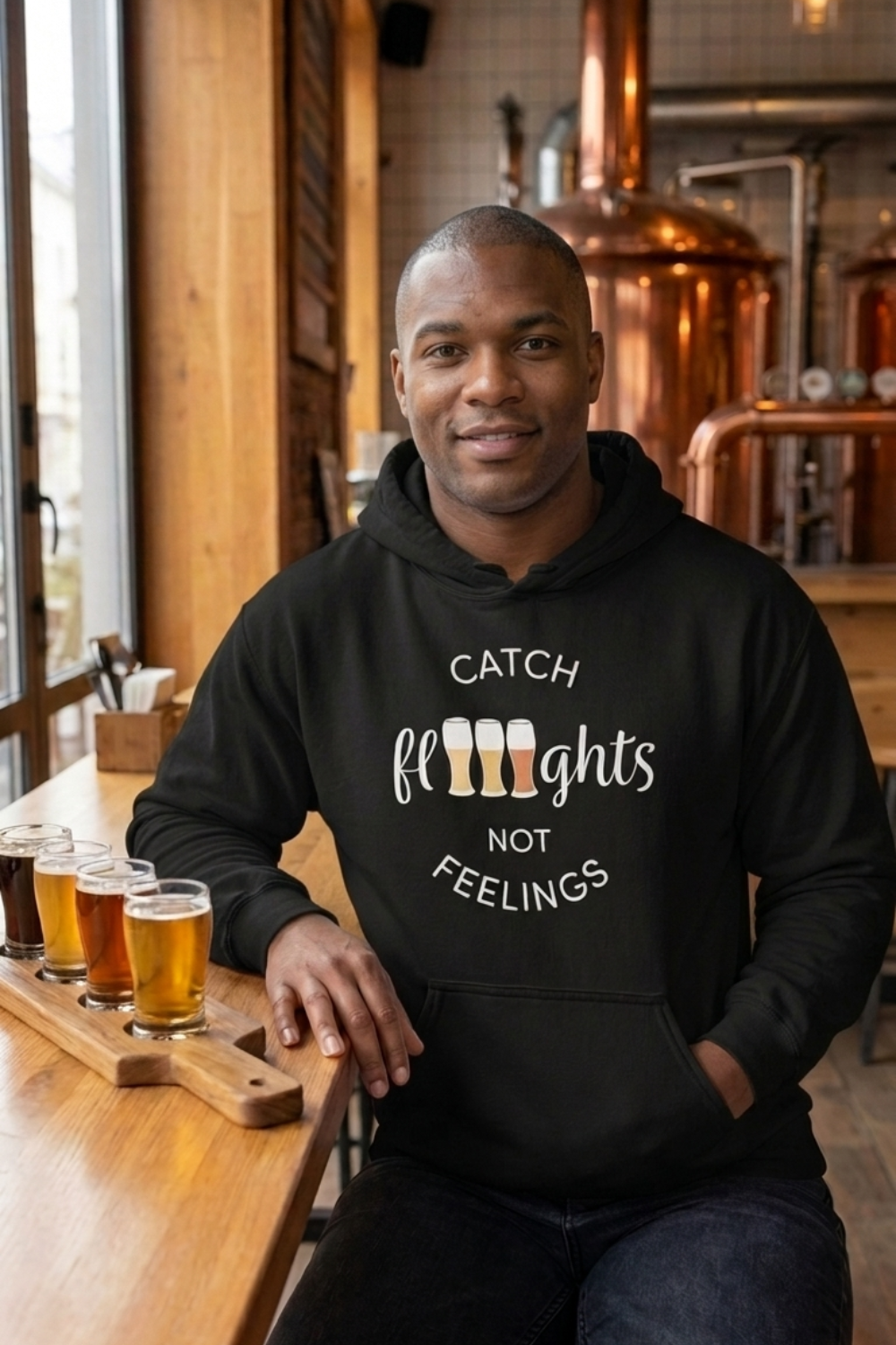 Sweat à capuche dégustation de bières – Sweat à capuche pour amateur de bières artisanales