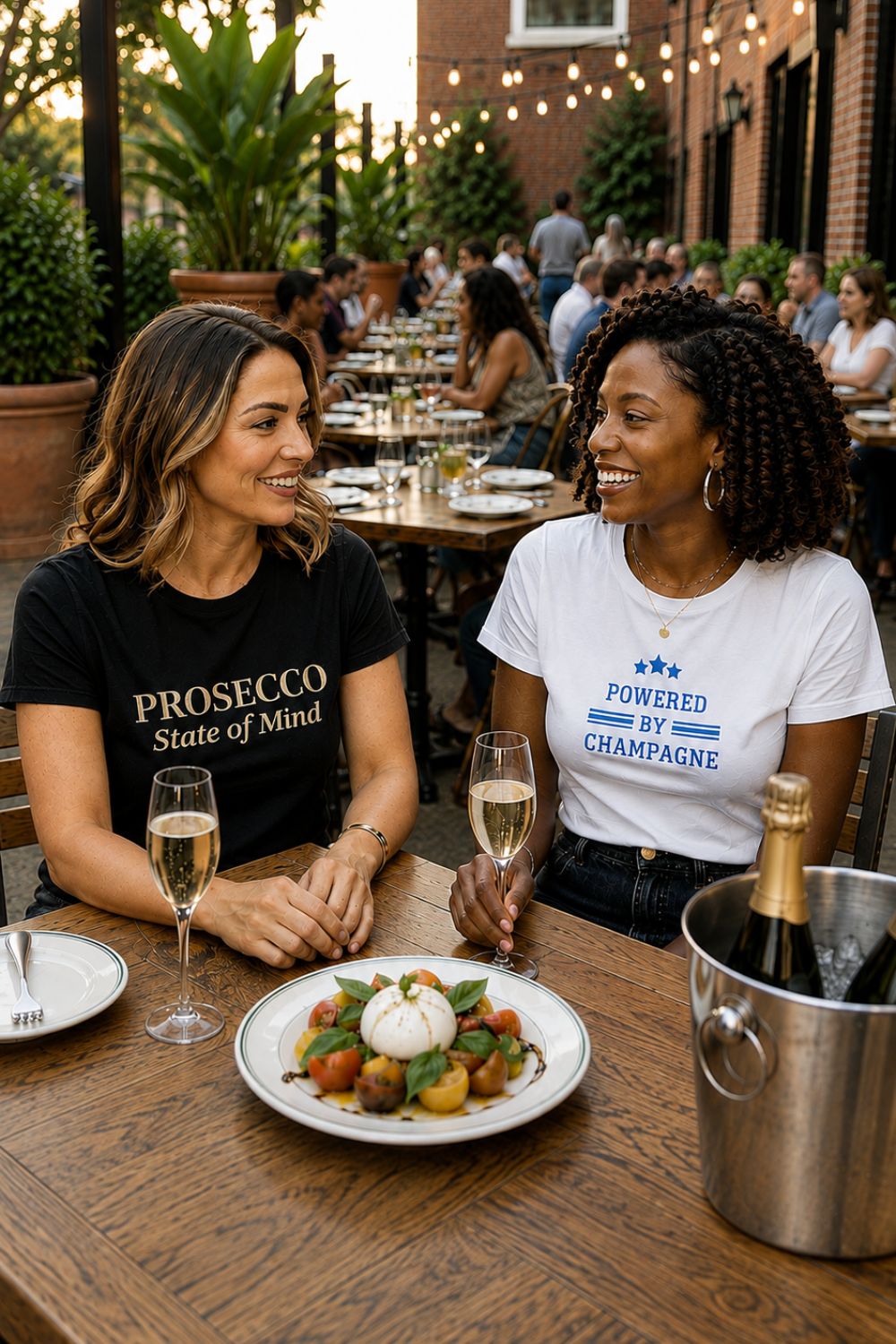 Lot de bulles – T-shirts Champagne & Prosecco