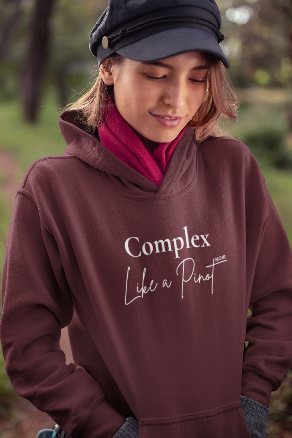 Complex Like a Pinot Noir Heavyweight Hoodie