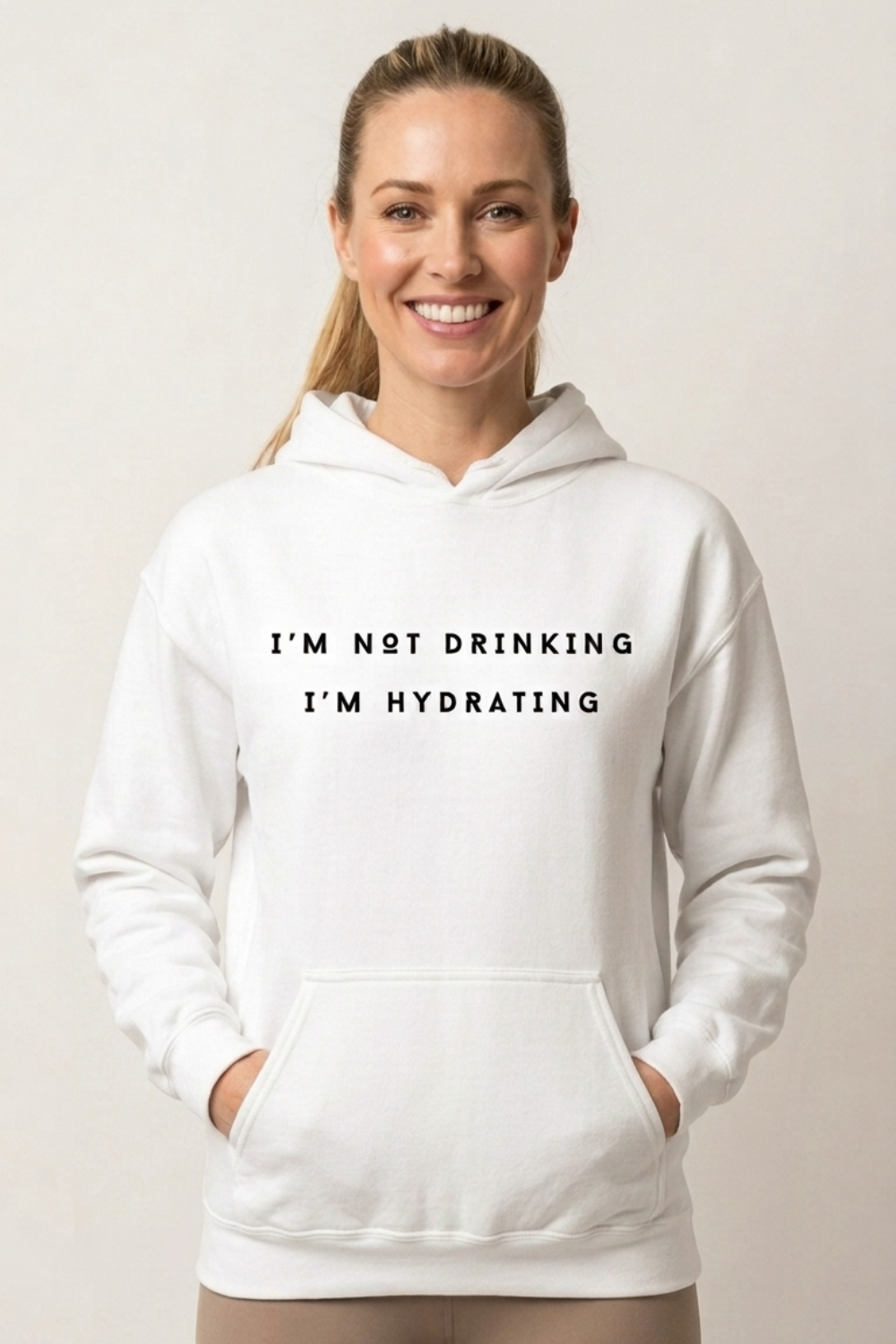 Je ne bois pas, je m'hydrate.