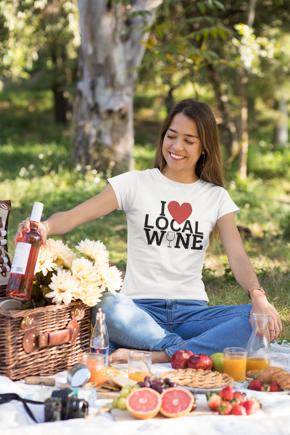 I ❤️ Local Wine Short Sleeve Tee