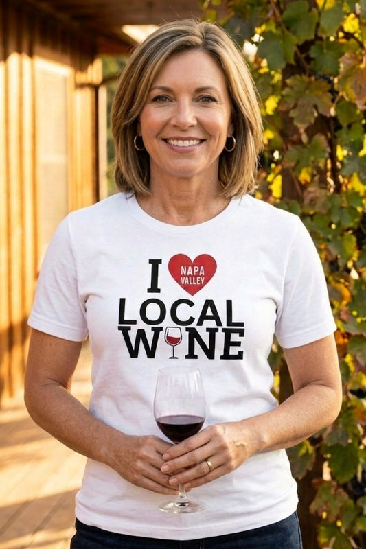I Love Local Wine – Napa Valley T-Shirt