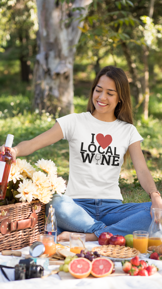 I ❤️ Local Wine Short Sleeve Tee