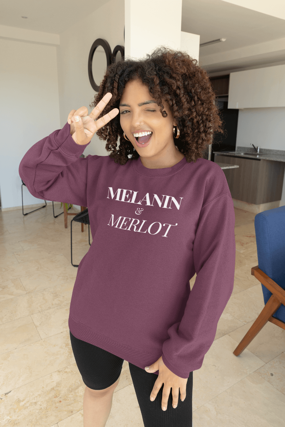 Melanin & Merlot Sweatshirt