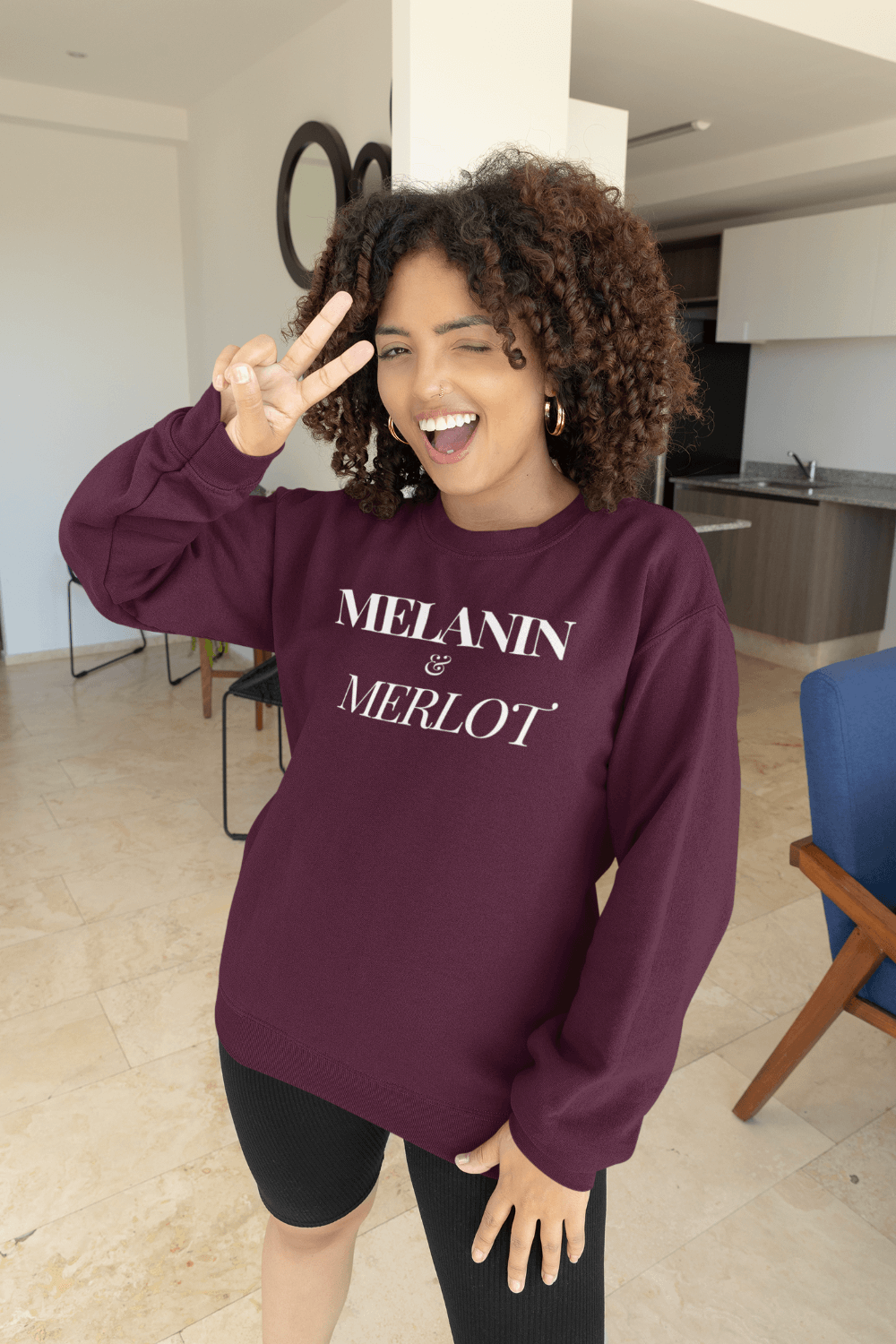 Melanin & Merlot Sweatshirt