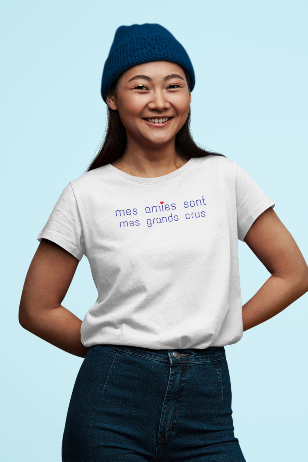 Mes Amies Sont Mes Grands Crus Short Sleeve Tee