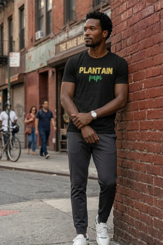 T-shirt Plantain Papi à manches courtes