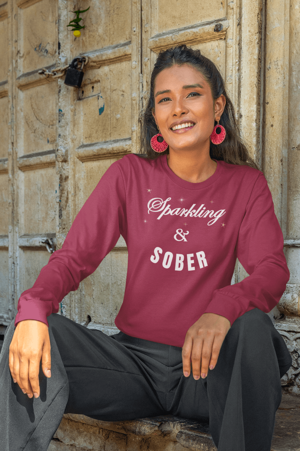 Sparkling & Sober Long Sleeve Tee