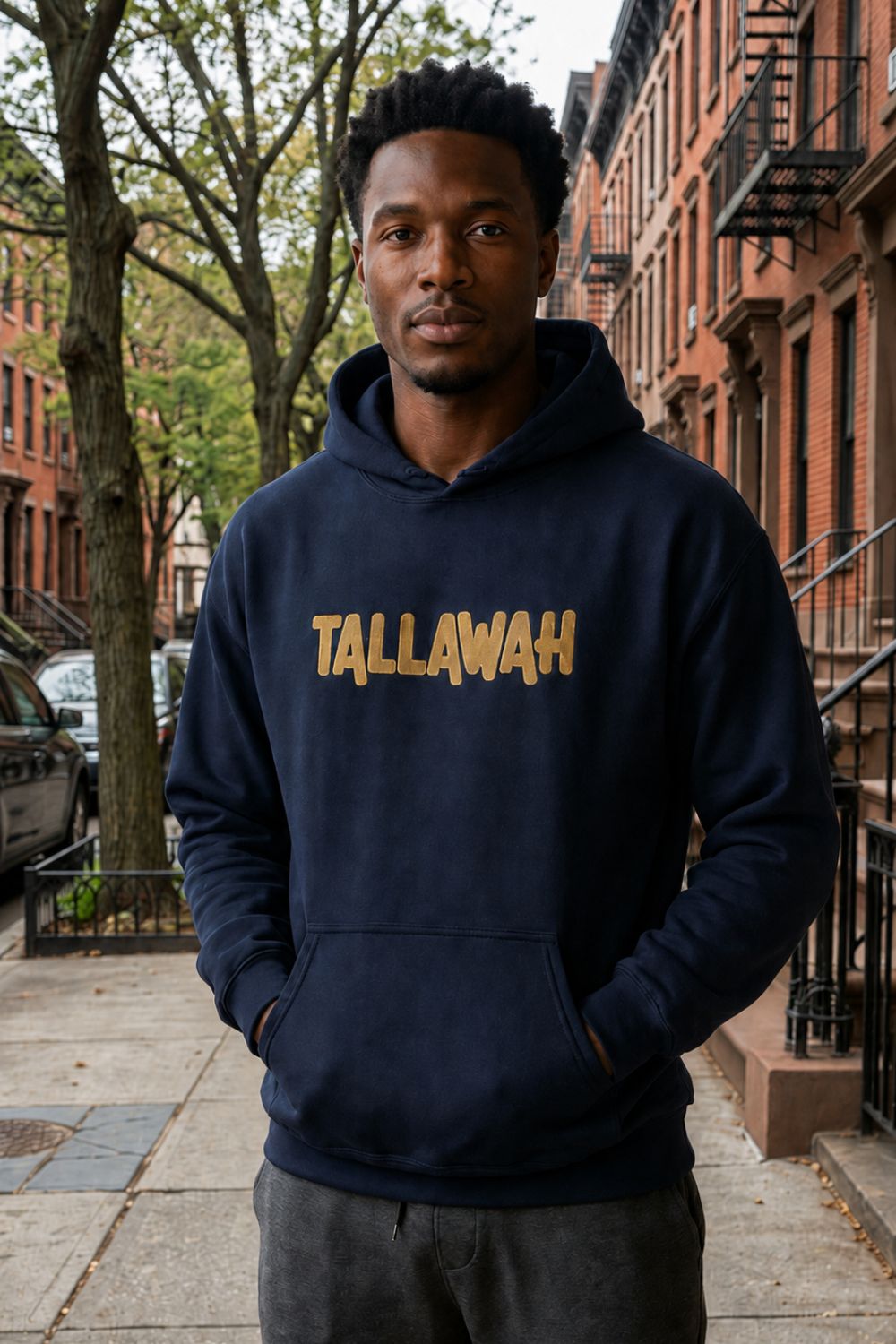 Sweat à capuche brodé Tallawah