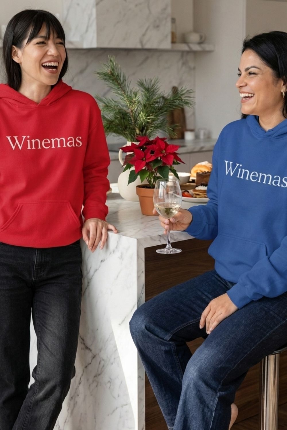 Winemas. Hoodie – Holiday Hoodie for Wine Lovers