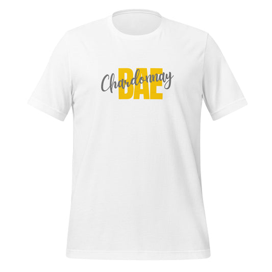 Chardonnay Bae Wine T-shirt in White