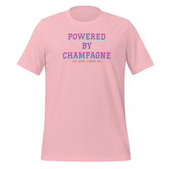Powered by Champagne Tee – Pop, Pour, Power Up