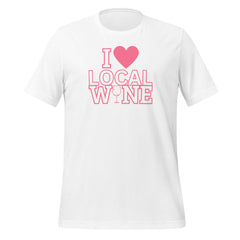 I Love Local Wine T-Shirt – Pink & Proud